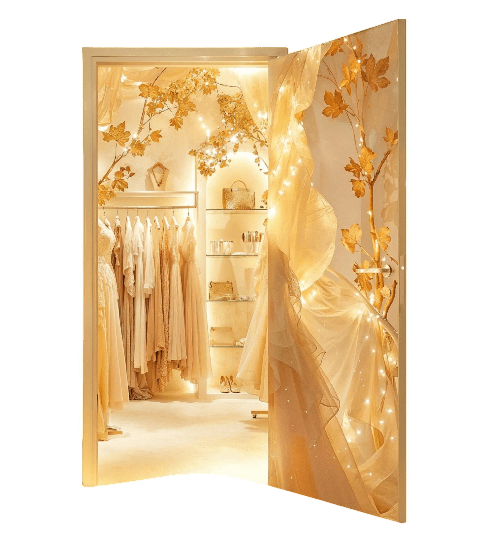 Luxury boutique illustration